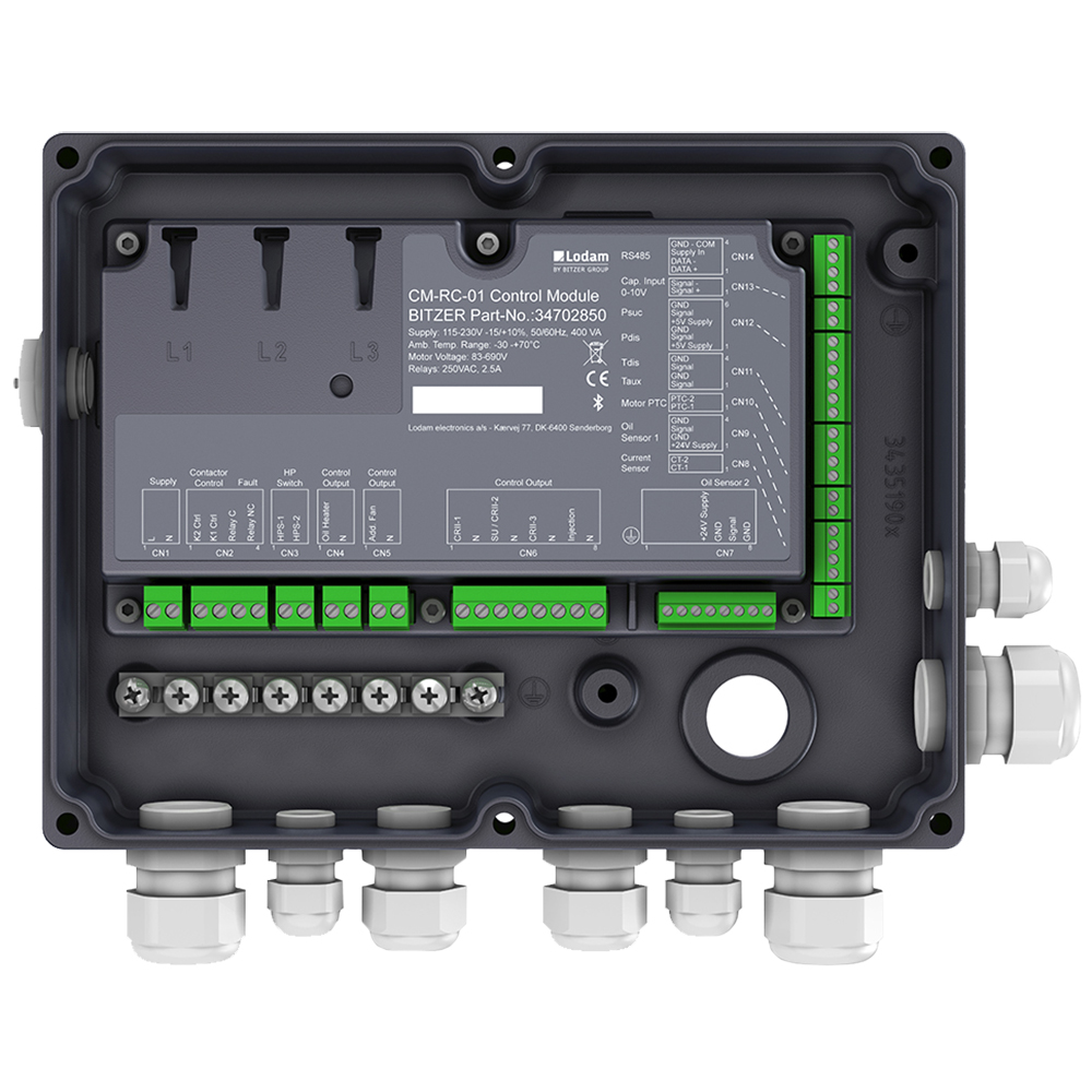 Bitzer optionele IQ module CM-RC-01 beveiligings- en controle module (losse kit) en toebehoren