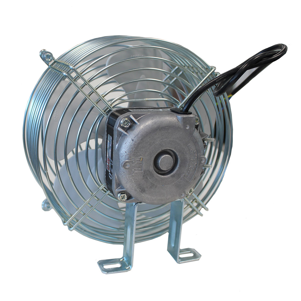 Elco ventilatormotoren met beschermkorf voor compressorkoeling