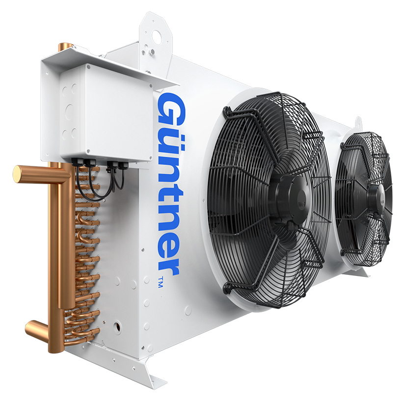 Güntner GCVC condensors horizontale luchtstroom
ventilatoren Ø 350 / 400 mm