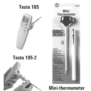 Testo 105-1 levensmiddelen thermometer