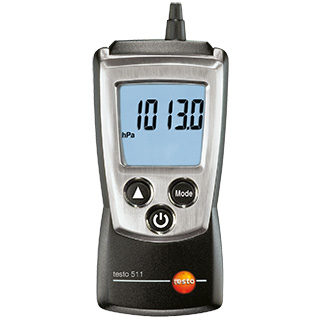 Testo 511 absoluutdrukmeter
voor meten van de barometrische druk