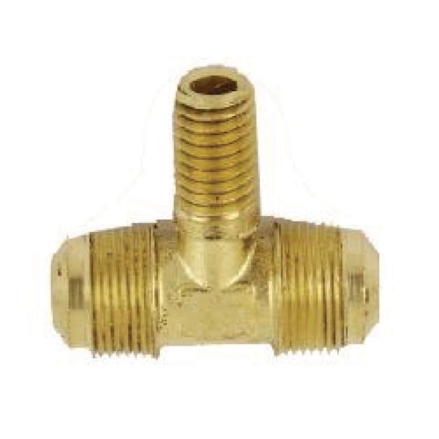N750-3100 T1-4A verloop | uitw. flare x uitw. flare x uitw. NPT | 1/4" x 1/4" x 1/8"