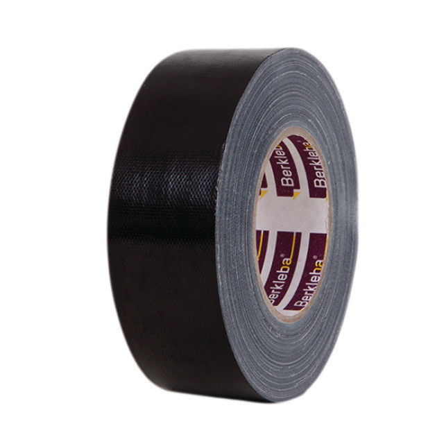 N714-3400 Berkleba watervaste katoenen (duct) kleefband  | Breedte: 50 mm | Kleur: Zwart