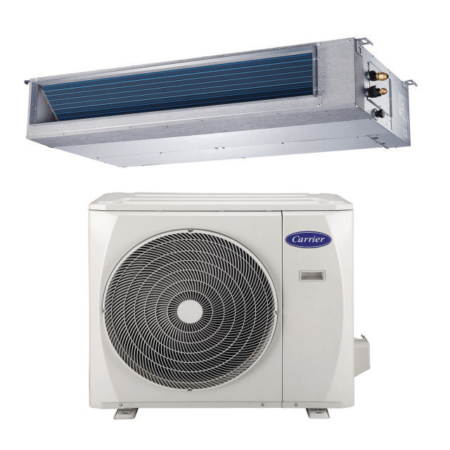 N335-1150 Carrier 42QSS030D8S + 38QUS030D8S | Set Ducted en Buitenunit | 8,8 kW