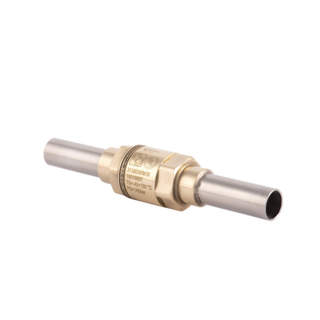 N644-1930 Castel 3138EW/M12  | 1/2" Soldeer Recht (RVS) | KV: 1.8