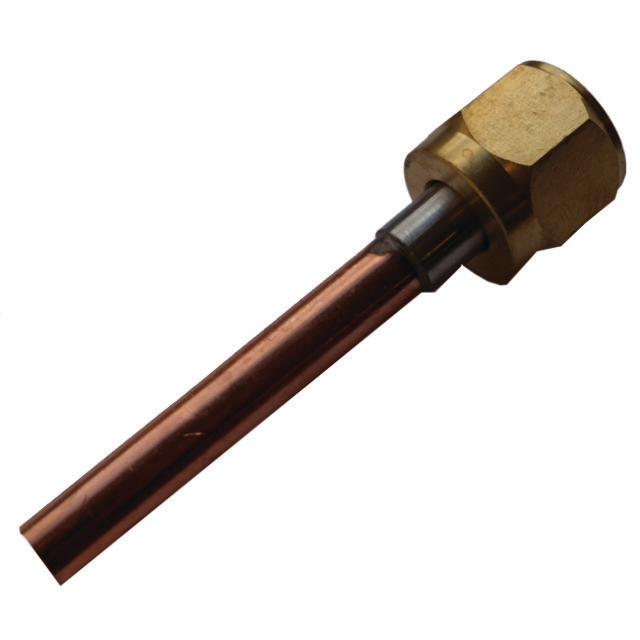 N808-4010 FAS-2 | SAE flare x ODF inch | 1/4" x 1/4" | 6cm lengte