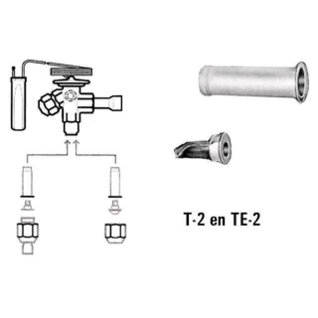 N404-6135 Danfoss filters t.b.v. soldeer uitv. (T2 / TE2)