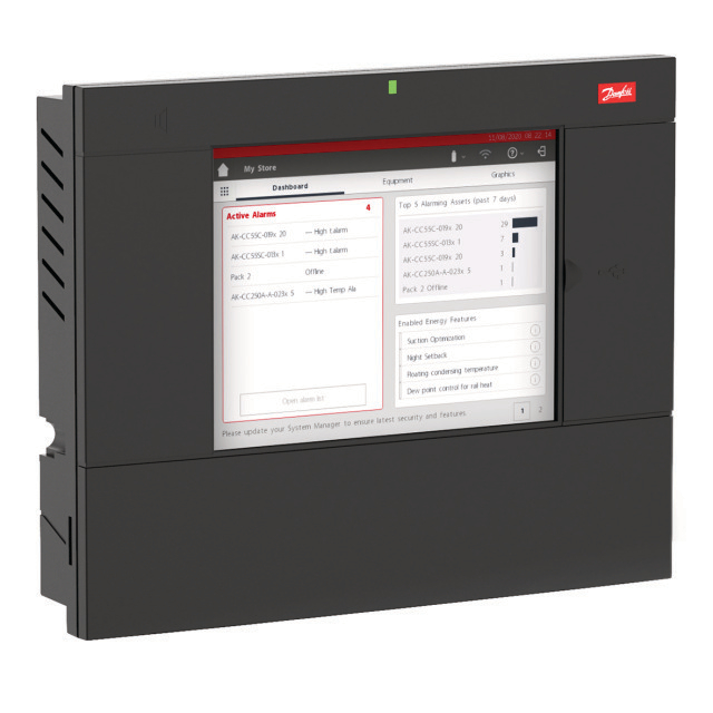 N407-7789 Danfoss AK-SM 820A System manager met touchscreen | 080Z4024
