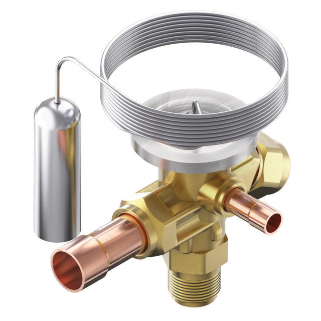 N404-4873 Danfoss T2 | R454C | 3/8" Flare x 1/2" Soldeer | -40°C tot 10°C | MOP: Geen