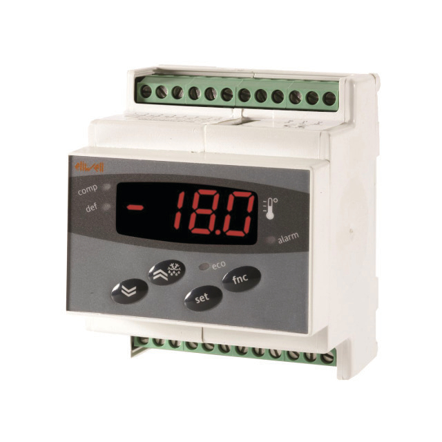 N498-3080 Eliwell EWDR 981 DR26DI0TCD700 | Sensoren: 2: NTC/PTC | Bereik: -30 tot 85°C | 230V