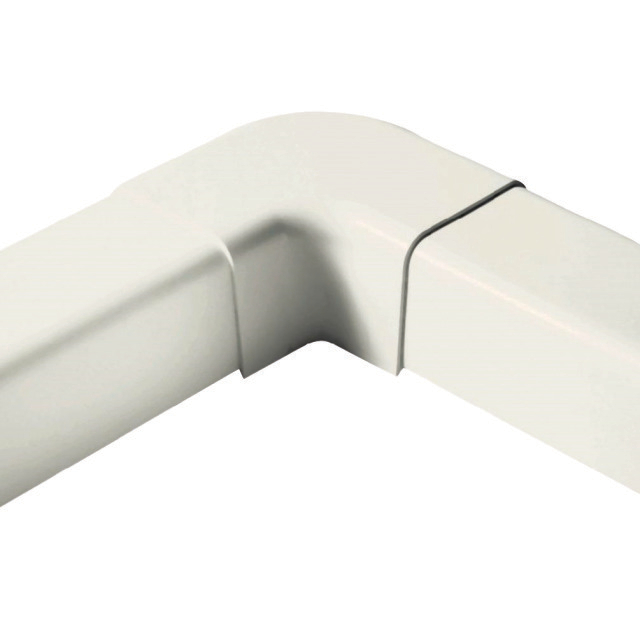 N740-3240 Freddox 1207 CP | Platte bocht  90° | Creme