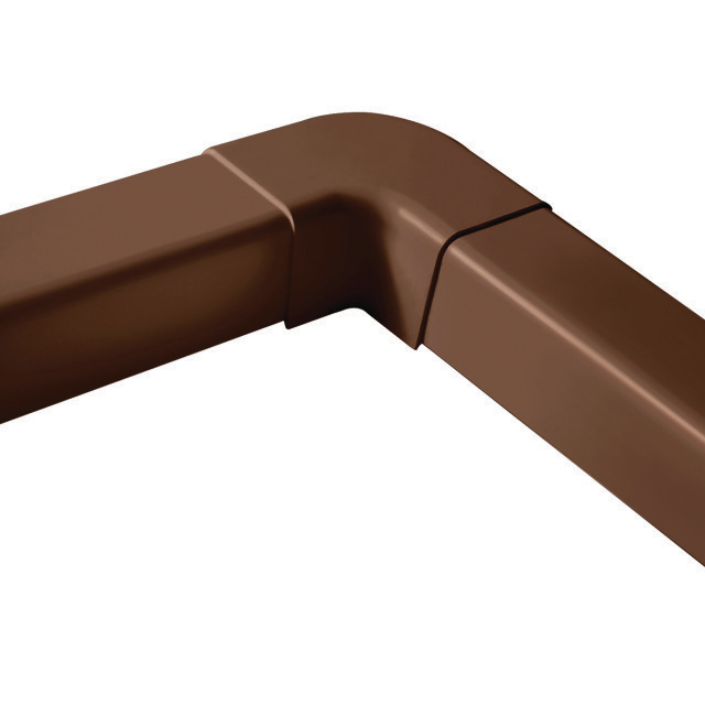 N740-3223 Freddox 0807 CP-M | Platte bocht  90° | Bruin