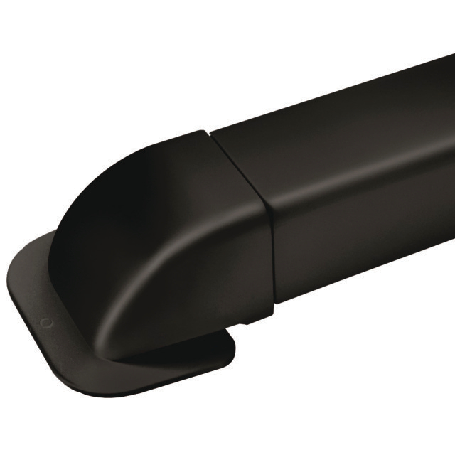 N740-3122 Freddox 0809 CM-B | Muurafdekkap | Zwart