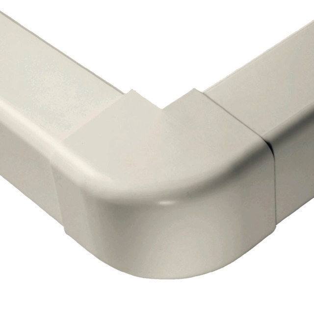 N740-3341 Freddox 1206 AE-W | Buitenbocht  90° | Wit