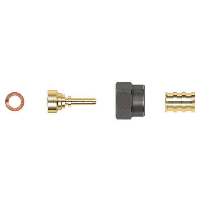 N512-1215 Gomax XBA04M | Rechte schroefpilaar | 3/8" SAE