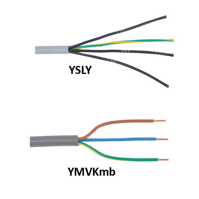 N299-4000 DTC Voedingskabel YMvK-mb 3 x 2,5mm2, 1 rol á 100 meter (OE-5003.25)