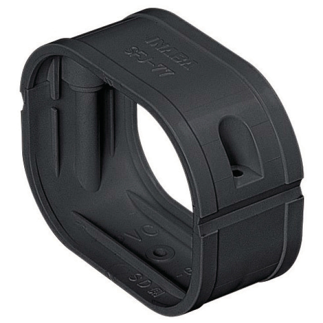 N741-1147 Inaba Denko SFJ-100-K | Koppelstuk flexibele goot | Zwart
