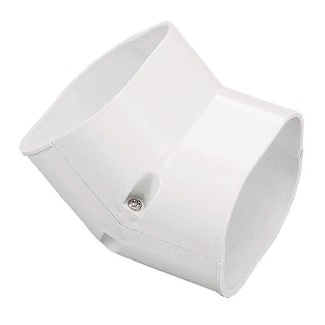 N741-1320 Inaba Denko SCF-100-W | Buitenbocht 45° | Wit