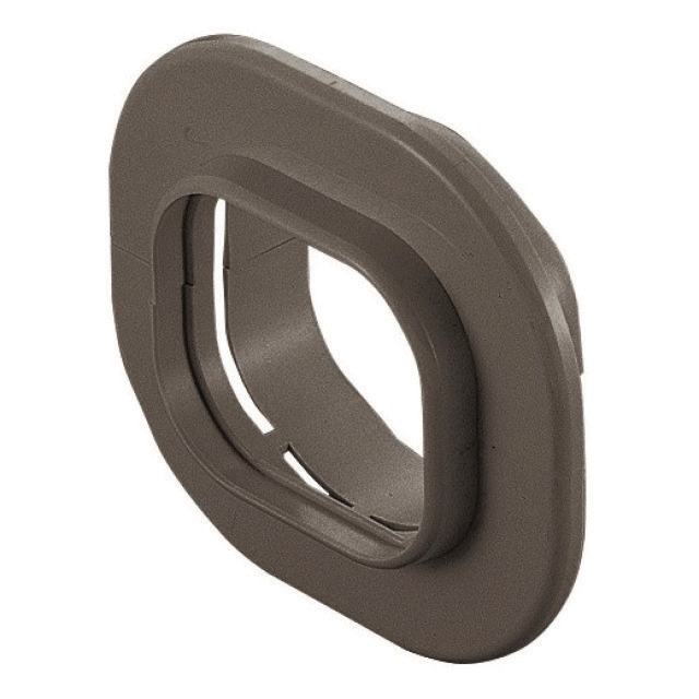 N741-1237 Inaba Denko SWC-100-B | Muur- / vloerrozet | Bruin