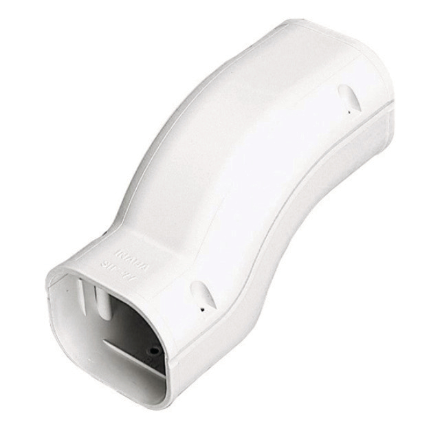 N741-1336 Inaba Denko SIF-77-W | Verspringende bocht | Wit