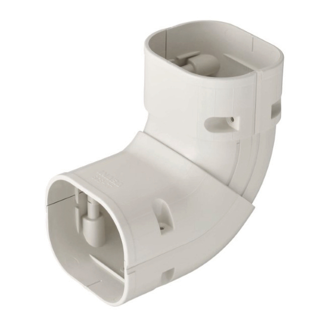 N741-1323 Inaba Denko SCS-100-W | Verstelbare Bocht 45-90° | Wit