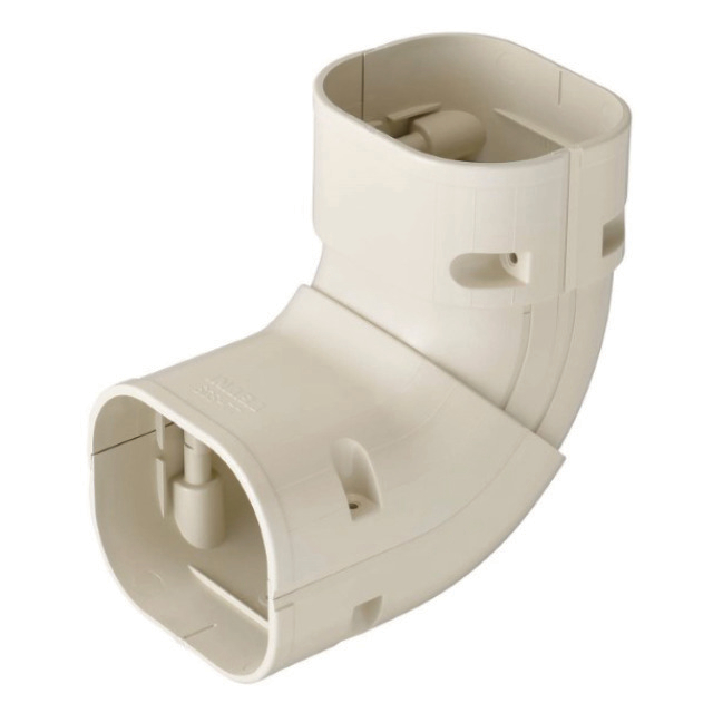 N741-1024 Inaba Denko SCS-77-I | Verstelbare Bocht 45-90° | Ivoor