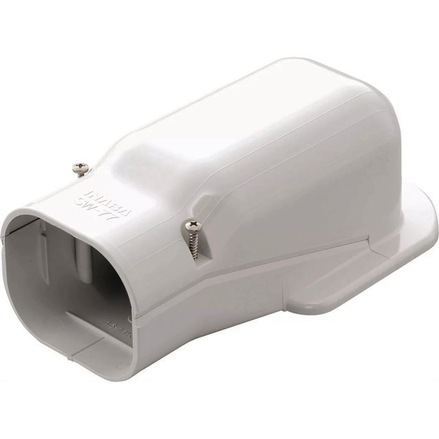 N741-1303 Inaba Denko SW-77-W | Muurafdekkap | Wit