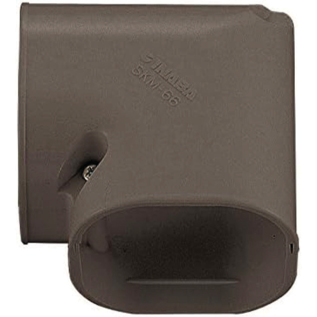 N741-1209 Inaba Denko SKM-77-B | Platte lange bocht 90° | Bruin