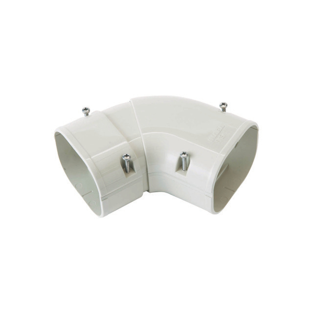 N741-1313 Inaba Denko SKS-77-W | Verstelbare platte bocht 45-90° | Wit
