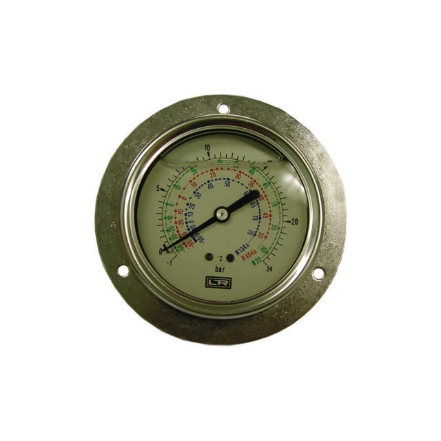 N801-1110 Leithenberger PF63G-la | Inbouwmanometer | R134A, R404A, R407C | Bereik -1 tot 32 bar