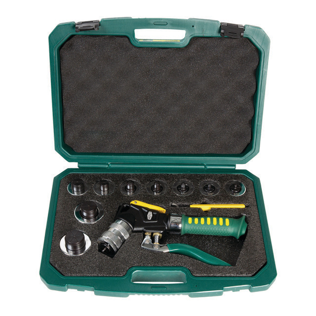 N884-4807 Refco Hydraulische optrompset HY-EX-10 met 10 optrompkoppen | 1/4", 5/16", 3/8", 1/2", 5/8", 3/4", 7/8", 1 1/8", 13/8" en 1 5/8"