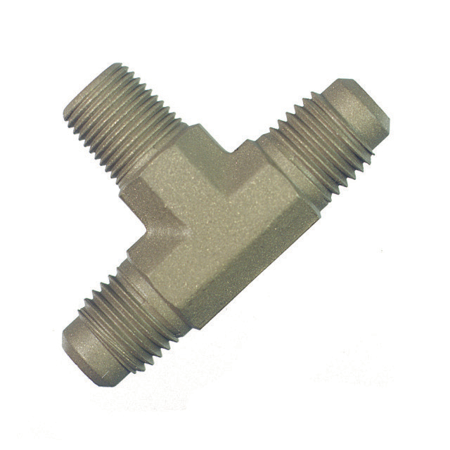 N800-1531 REFCO A-31512 T-stuk | SAE x NPT x SAE | 1/4" x 1/8" x 1/4"