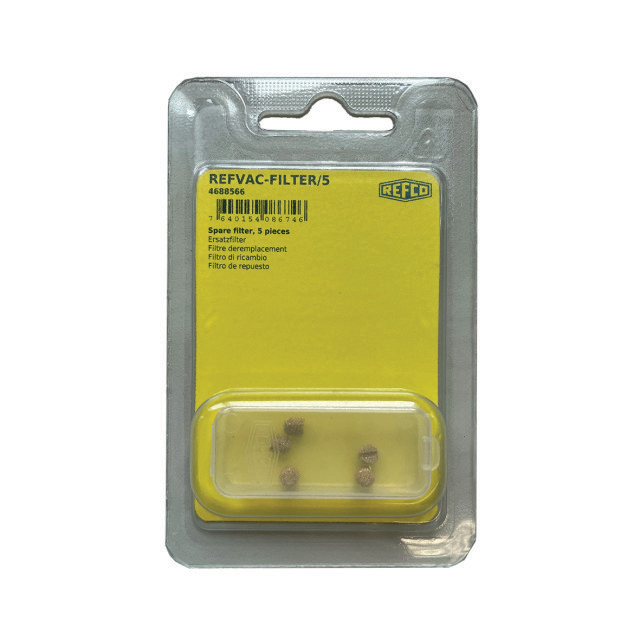 N858-1190 REFCO Reservefliter voor REFVAC RC 5 stuks