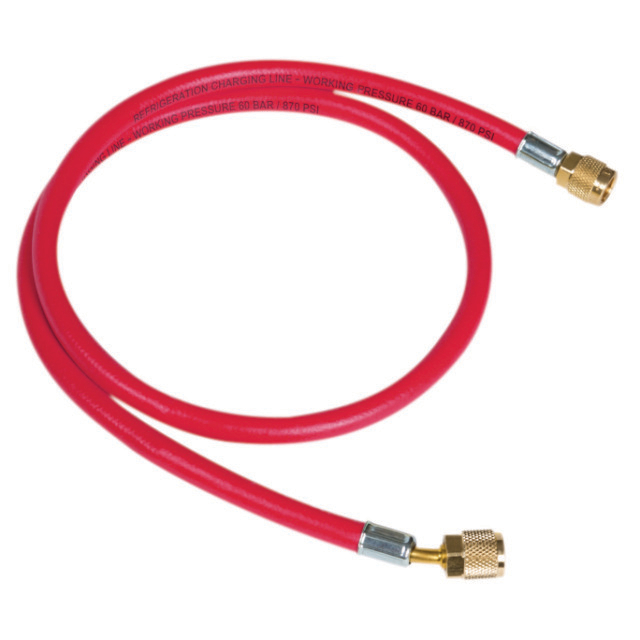 N794-3335 Refco CL-24R vulslang | 1/4" SAE | Rood 60 cm