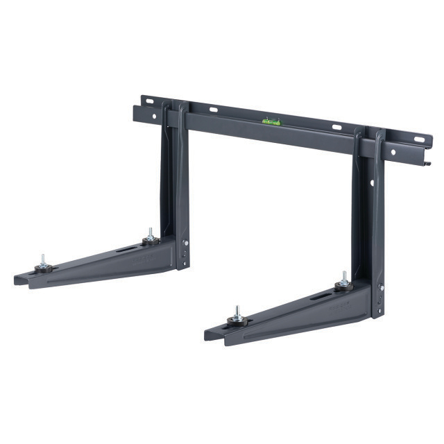 N747-1031 Rodigas  | 140kg | Wandbeugel MS253N (zwart, Ral 7021 mat) gegalvaniseerd met schuifbeugel