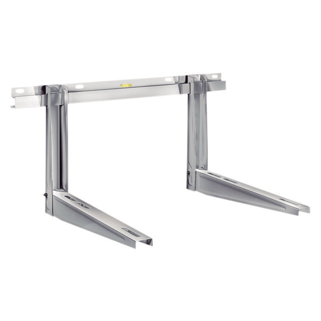 N747-1032 Rodigas  | 140kg | Wandbeugel MS263 RVS rail met schuifbeugel (*)