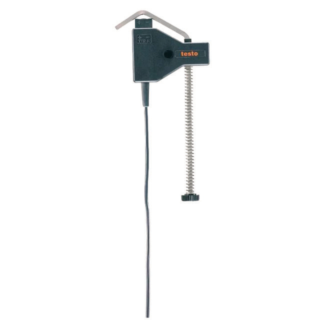 N837-8884 Testo Buisvoeler (NTC) voor 5 t/m 65 mm diameter, meting: -50°C..+120°C, vaste kabel, lengte 1,2m