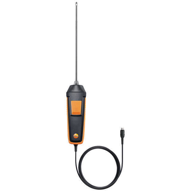 N837-3700 Testo luchtvoeler | Robuust, snel reagerende  (digitaal) - met Pt100-temperatuursensor