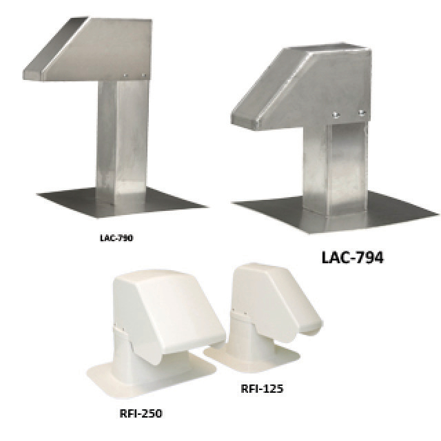 N747-1560 Totaline Dakdoorvoer (LAC-794) | Aluminium 80x80x275