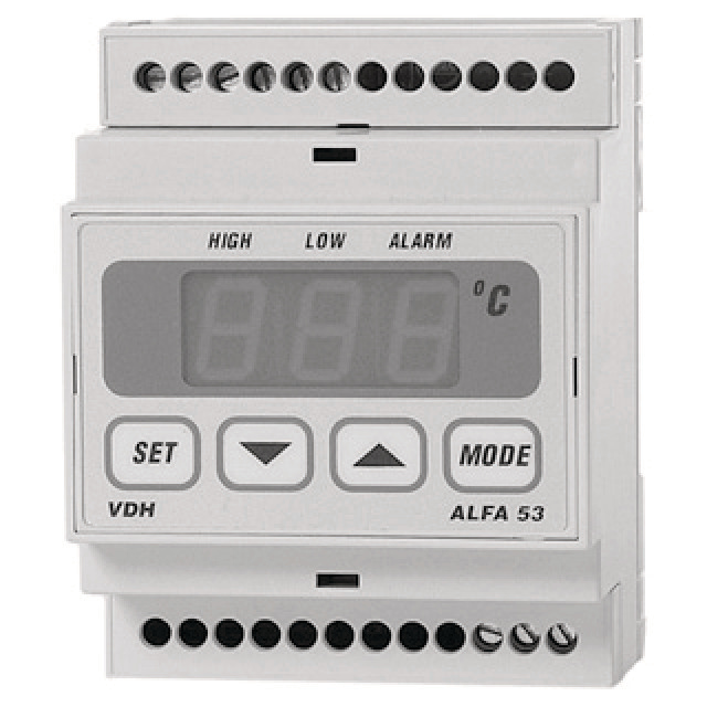N797-1070 VDH ALFA 13 DP | Sensoren: 1 | Bereik: -10°C tot 90°C | 230V