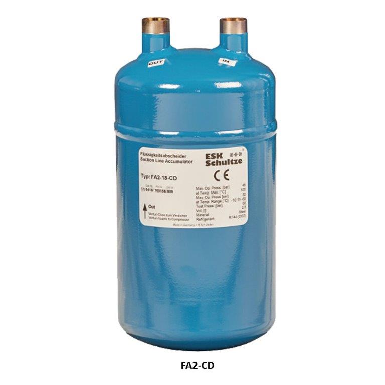 N665-1478 ESK FA-12U-CDH CO2 | Inhoud (ltr): 0,8 | Aansluiting: 12 mm | Diameter: 76,1 mm