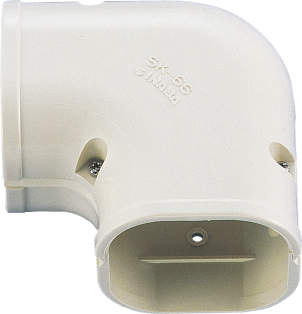 N741-1206 Inaba Denko SK-77-B | Platte lange bocht 90° | Bruin