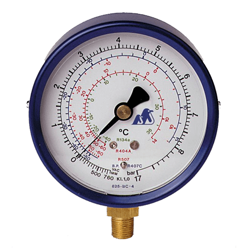 N791-5000 ITE 825-BC-1.6 | Opbouw manometer | 1/8" NPT | LD | R22, R502, R12