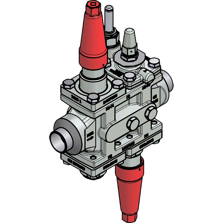 N406-1908 027L4063 regelstand ICF 25-4-9 DN 25 2 zijpoorten