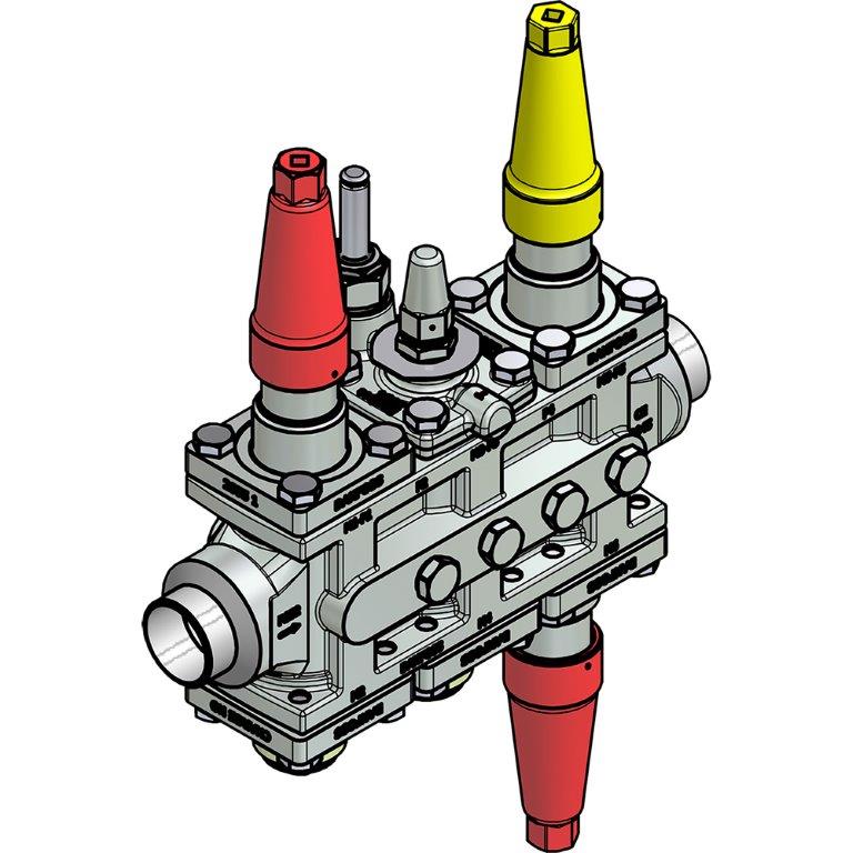 N404-9654 027L4011 regelstand ICF 25-6-1RB DN 32 4 zijpoorten