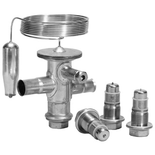 N404-1150 Danfoss TUAE | R22 / R407C | 3/8" Soldeer x 1/2" Soldeer | -40°C tot 10°C | MOP: Geen