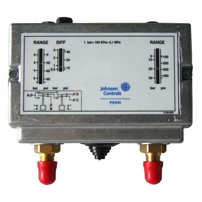 N480-7098 Johnson Controls P78LCA-9700 | Bereik LD: 0.5 - 7 bar | Bereik HD: 3 - 30 bar