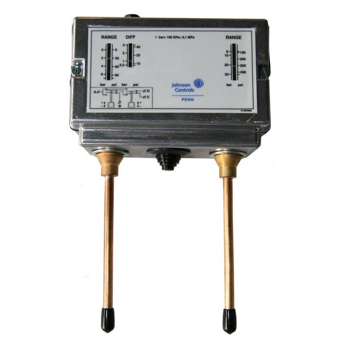 N480-6052 Johnson Controls P78LCW-9800 | Bereik LD: 0.5 - 7 bar | Bereik HD: 30 - 3 bar