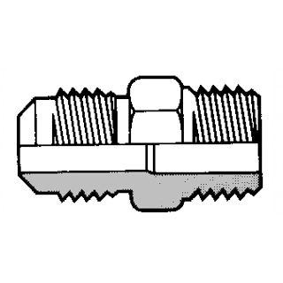 N750-1300 U1-4A uit 1/4" SAE x uit 1/8" NPT verloopconnectie