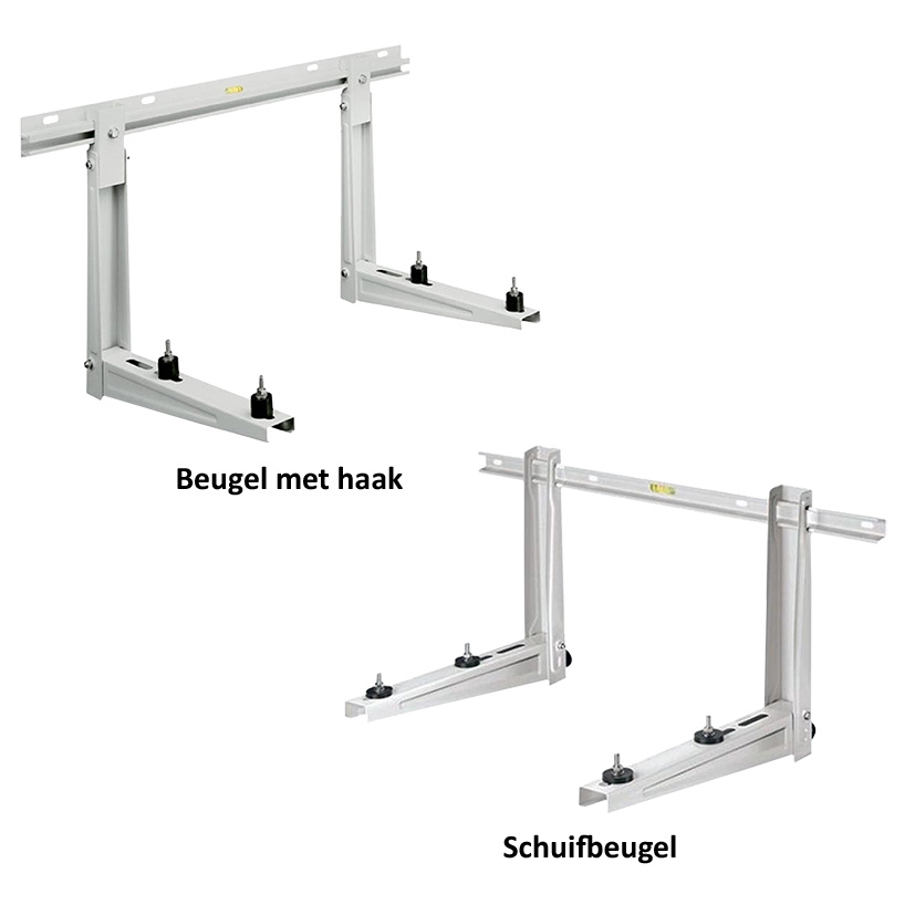 N747-1020 MS230 muurconsole B800 D420 alu rail 140kg RAL9002